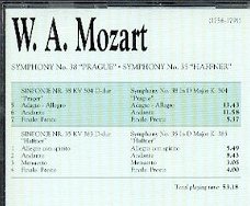 cd - W.A. MOZART- Symp. No18 "Prague"- Symp. No35 "Haffner"