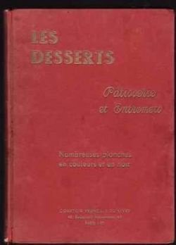 Les desserts, oud kookboek - 1