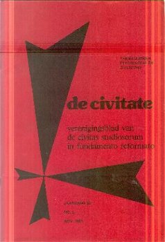 CSFR ; De Civitate, Jaargang 32, nr. 2, november 1981 - 1
