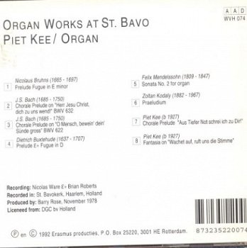 cd - Organ Works at St. Bavo - 1