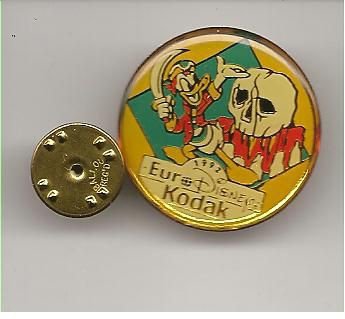 euro disney pin 1992 met donald (BL1-001) - 1