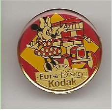 euro disney pin 1992 met minny mouse  (BL1-002)