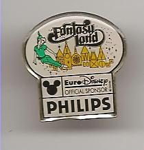 euro disney fantasy land pin (BL1-007) - 1