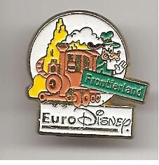 euro disney frontier land pin (BL1-017) - 1