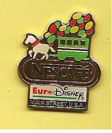 euro disney nescafe pin  (BL1-022)