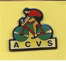 A C V S wielrenfiets pin    (BL2-066)
