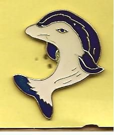 mooie dolfijn pin (BL4-174) - 1
