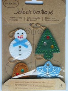 jolee's boutique parcel felt ornaments