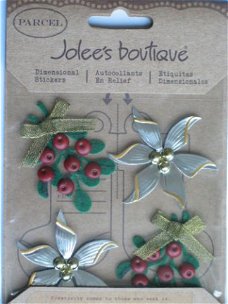 jolee's boutique parcel foil holiday flowers