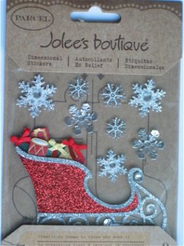 jolee's boutique parcel vintage santa's sleigh - 1