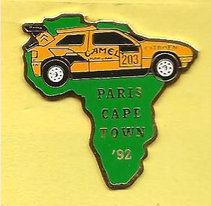 paris cape town 1992 pin (BL5-1-32) - 1