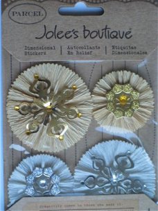 jolee's boutique parcel spun glass snowflakes