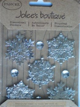 jolee's boutique parcel snowflakes - 1