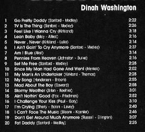cd - Dinah WASHINGTON - Blues Legend - (new) - 1