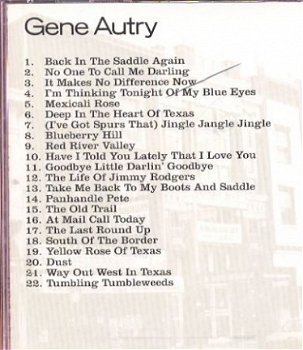 cd - Gene AUTRY - Deep in the heart of Texas - (new) - 1