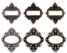 tim holtz idea-ology ornate plates