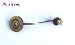=== Slaghamer Franse pendule = oud === 7725