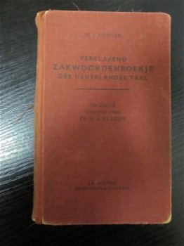 Verklarend zakwoordenboekje der Nederlandse taal.1953. - 1