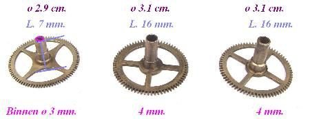 === Uurrad Franse pendule / regulateur = oud === 7798 - 2