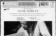 cd - Hank MOBLEY / McLean / Mitchell - Hi Voltage- (new)