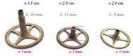 === Uurrad Franse pendule / regulateur = oud === 7830 - 2 - Thumbnail