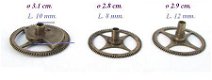 === Uurrad Franse pendule / regulateur = oud === 7865 - 2 - Thumbnail