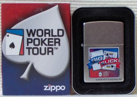Zippo Aansteker World Poker Tour - Big Slick 2007 NIEUW B30 - 1