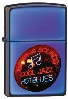 Zippo Aansteker Jazzin' blues 2003 NIEUW Z32 - 1