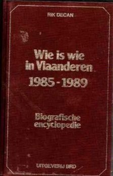 Wie is wie in Vlaanderen 1985-1989, Rik Decan - 1