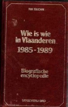 Wie is wie in Vlaanderen 1985-1989, Rik Decan