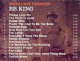 cd - B.B. KING - Blues cafe presents..(new) - 1
