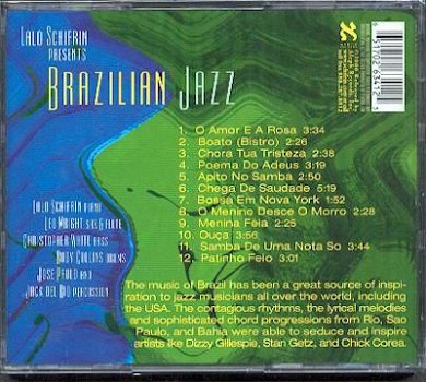cd - Lalo SCHIFRIN - Brazilian Jazz - (new) - 1