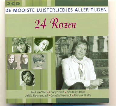 2 cd's - 24 Rozen - 36 mooiste luisterliedjes - (nieuw) - 1