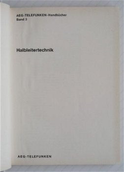 [1970] AEG-Telefunken-Handbücher Band 3: Halbleitertechnik - 2