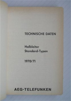 [1972] Halbleiter, Standard types 1970/1971, AEG-Telefunken - 2