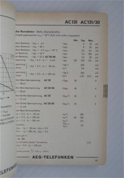 [1972] Halbleiter, Standard types 1970/1971, AEG-Telefunken - 4