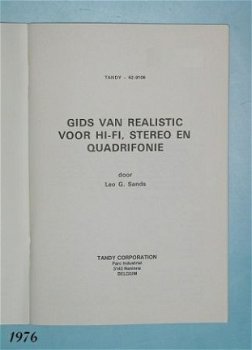 [1976] Handleiding voor HiFi, Stereo en Quadrifonie, Sands, - 2