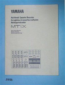 [1986] YAMAHA MT1X Operating Manual, Yamaha