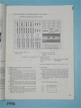 [1986] YAMAHA MT1X Operating Manual, Yamaha - 2