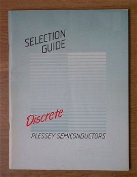 [1988] Catalogus Discrete halfgeleiders Plessey 1988 - 1