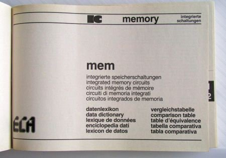 [1992] Memory Data Dictionary , ECA - 2