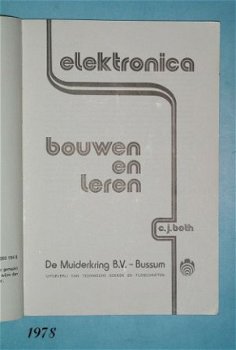 [1978] Elektronica, bouwen&leren, Both, De Muiderkring - 2