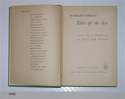 [1946] World’s Great Tales of the Sea, McFee, TWPC - 2