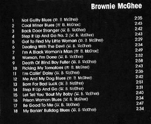 cd - Brownie McGHEE - Blues Legend - (new) - 1