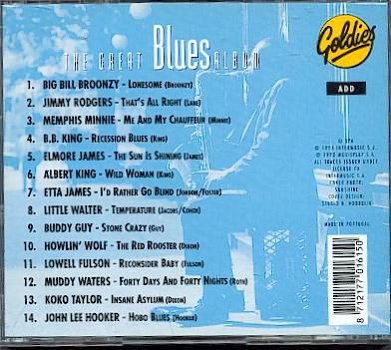 cd - The Great BLUES Album - (new) - 1