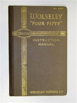 [1949] Wolseley ”Four Fifty” (4/50) Instruction Manual - 1