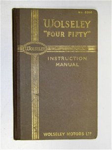 [1949] Wolseley ”Four Fifty” (4/50)  Instruction Manual