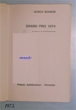 [1975] Grand Prix 1974, Ulrich Schwab, Peter's Autoboeken - 2