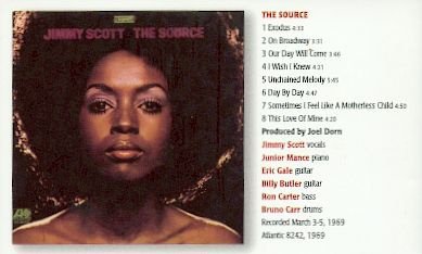 cd - Jimmy SCOTT - The Source (deep soul) - (new) - 1