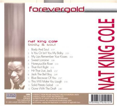 cd - Nat King COLE - Body & Soul - (new) - 1